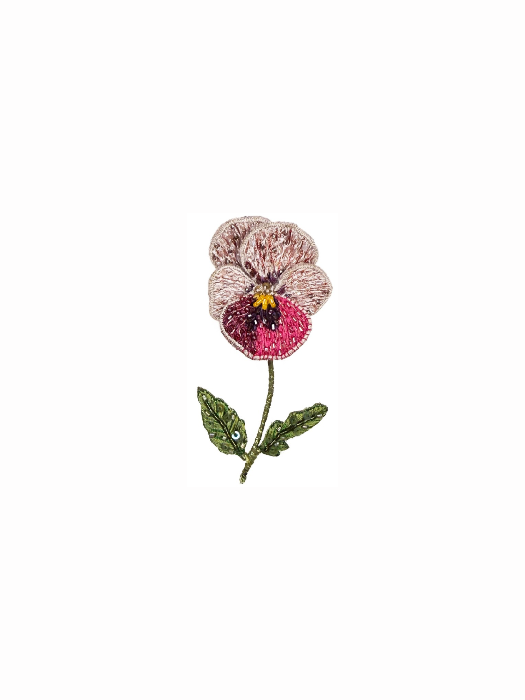 Spilla viola del pensiero