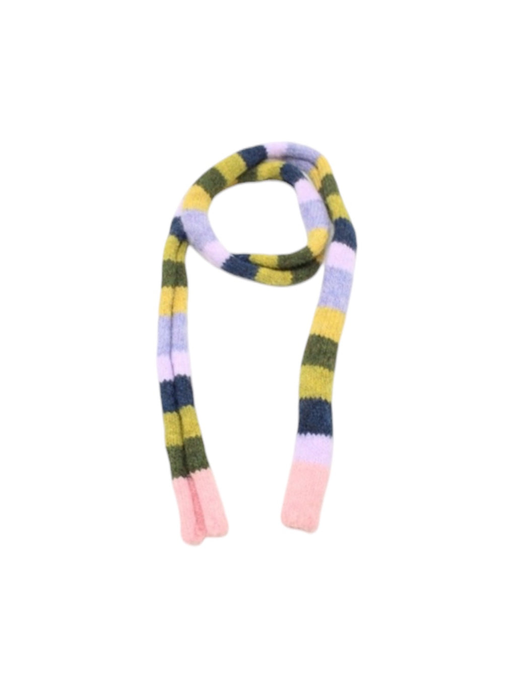Sciarpina multicolor a righe