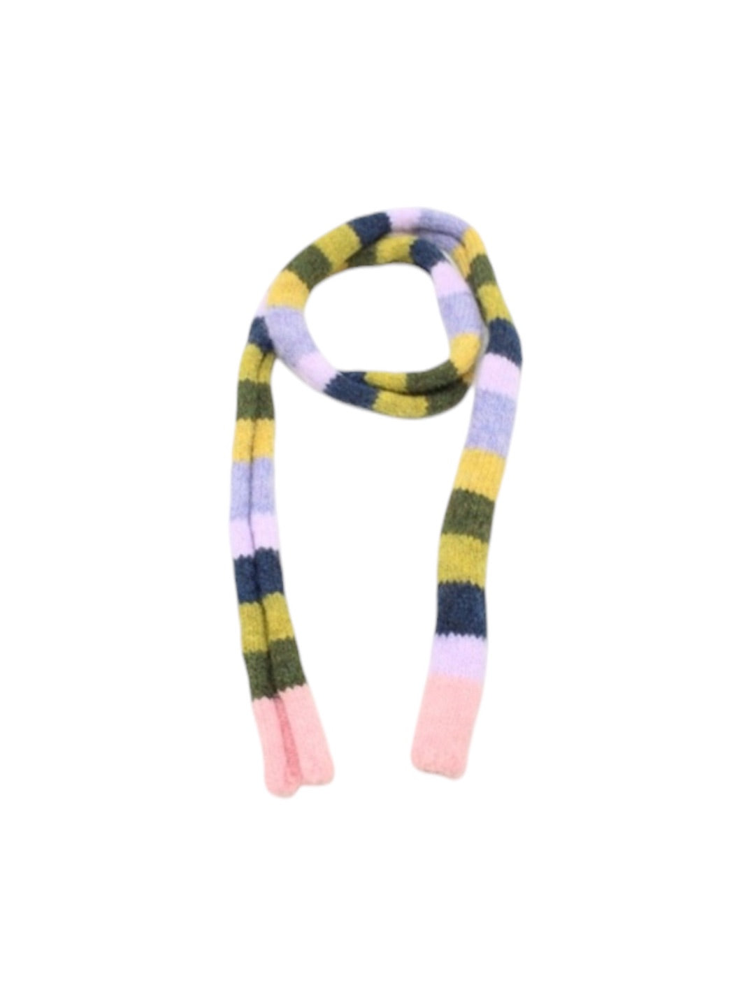 Sciarpina multicolor a righe