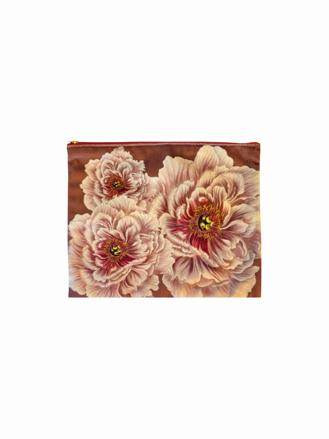 Pochette velluto Peonie