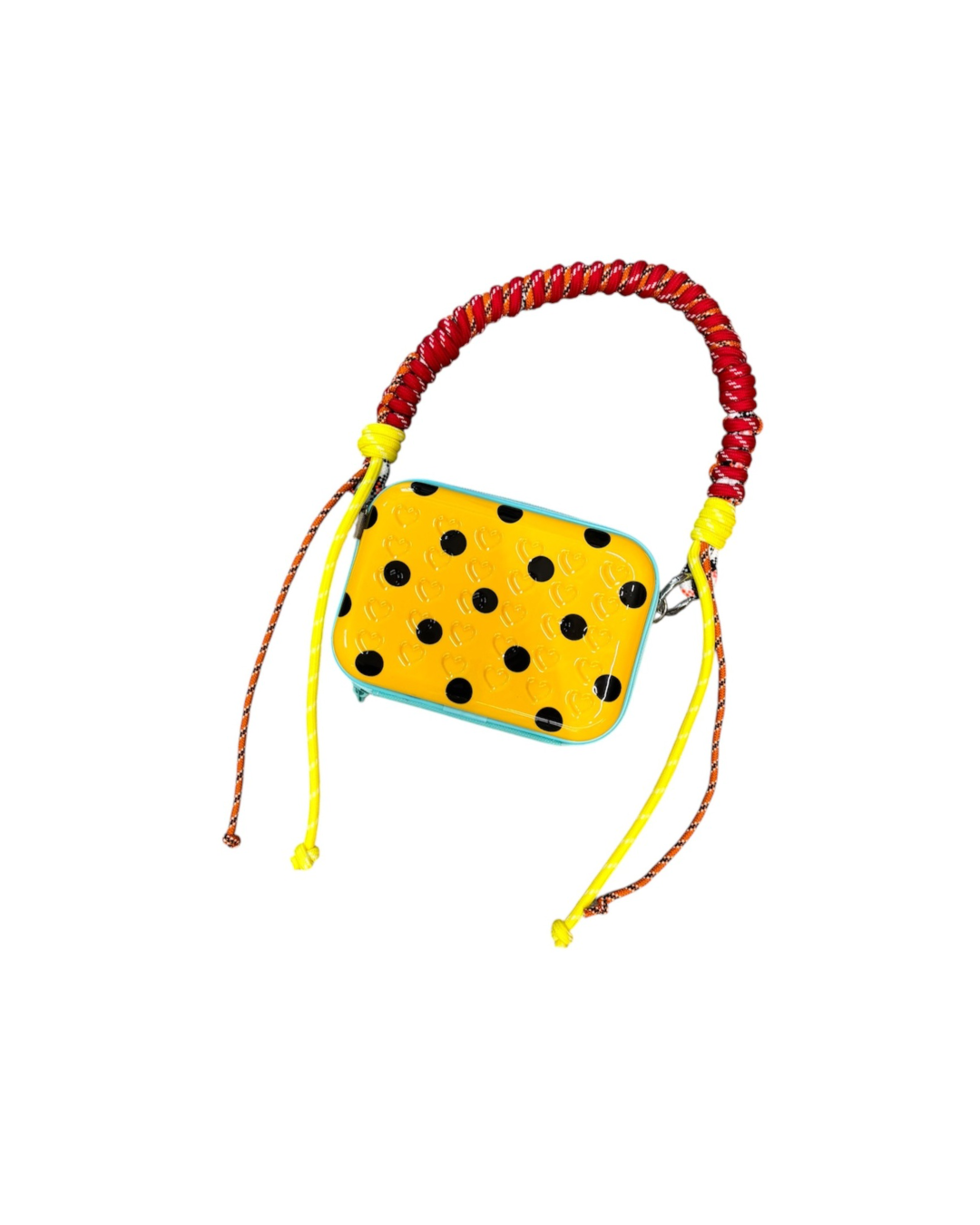 Borsetta trolley con manico in corda