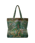 Shopper in velluto Giardino d’oriente