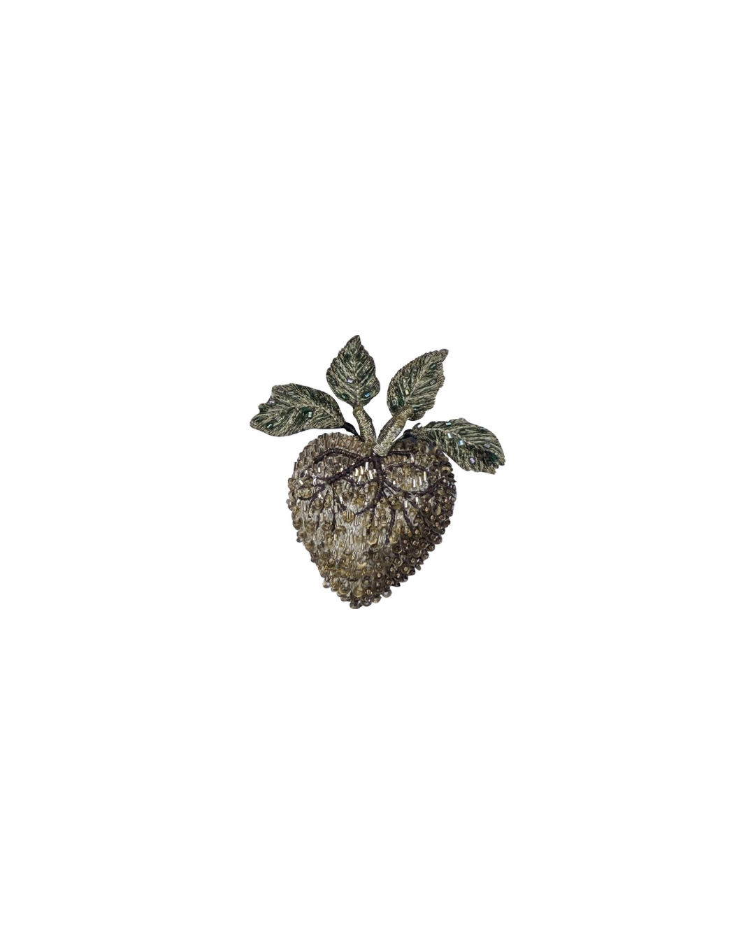 Spilla cuore bronzo - Vine Heart