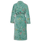Accappatoio kimono fiori verde