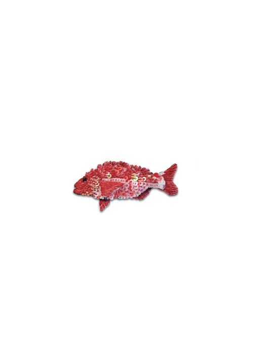 Spilla pesce rosso